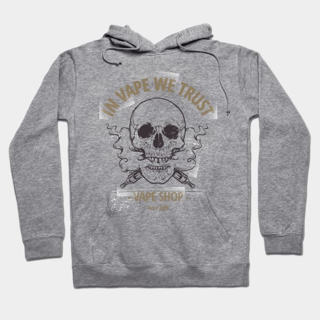 Halloween Skull Vape Hoodie by attire zone